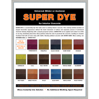 Super Dye Color Chart