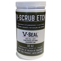 V-SCRUB ETCH 32 OZ Acidic Cleaner and Etch for Reacted Stains and Surface Preparation